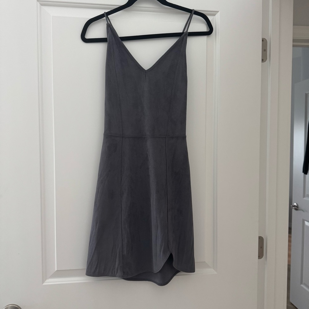 GF Collection Grey Suede Dress